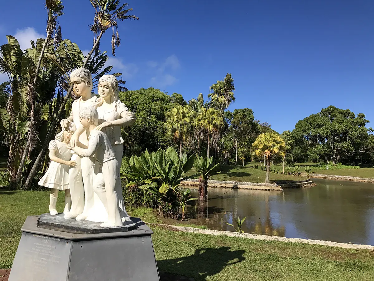 Jardin de Curepipe en hiver austral