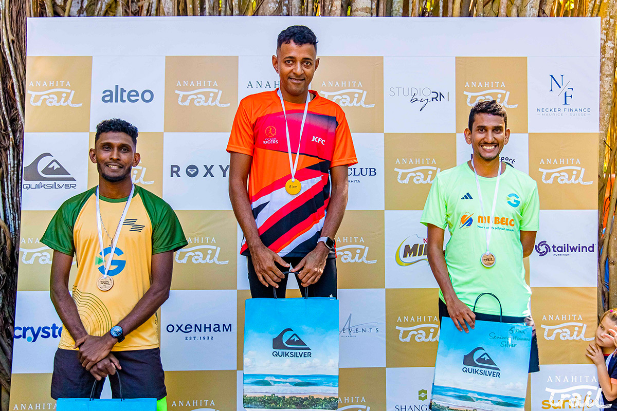 Podium 5km hommes