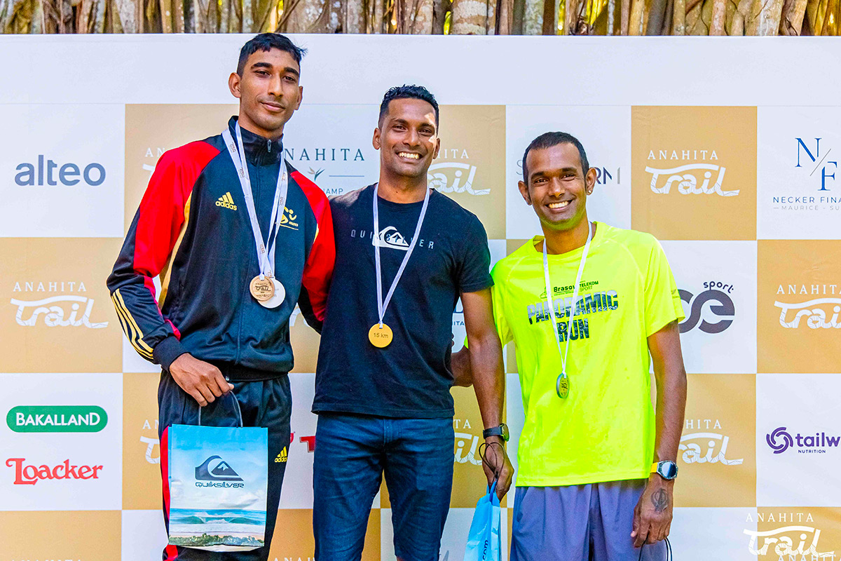 Podium 15km hommes