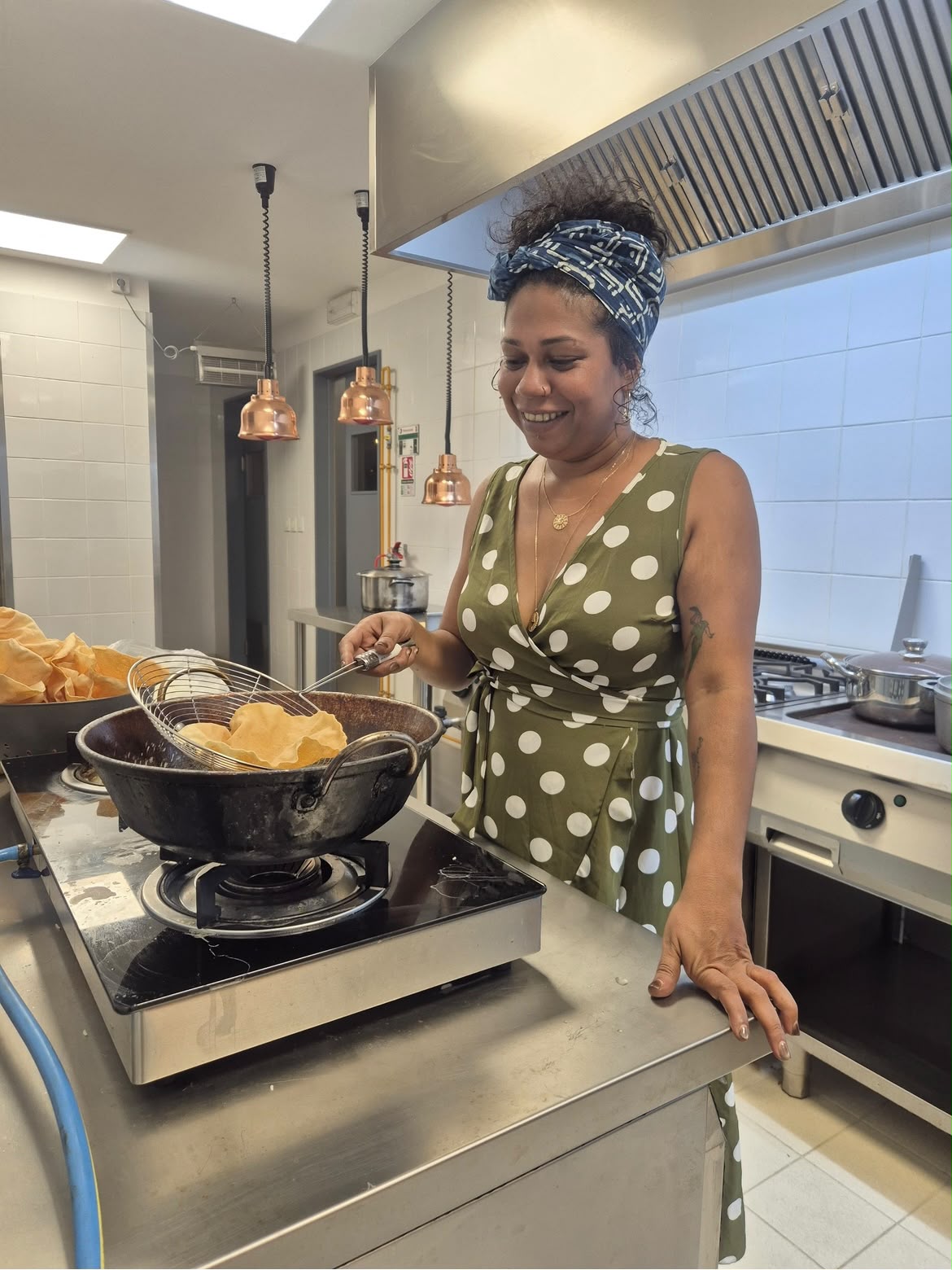 Anliz Dupré en cuisine