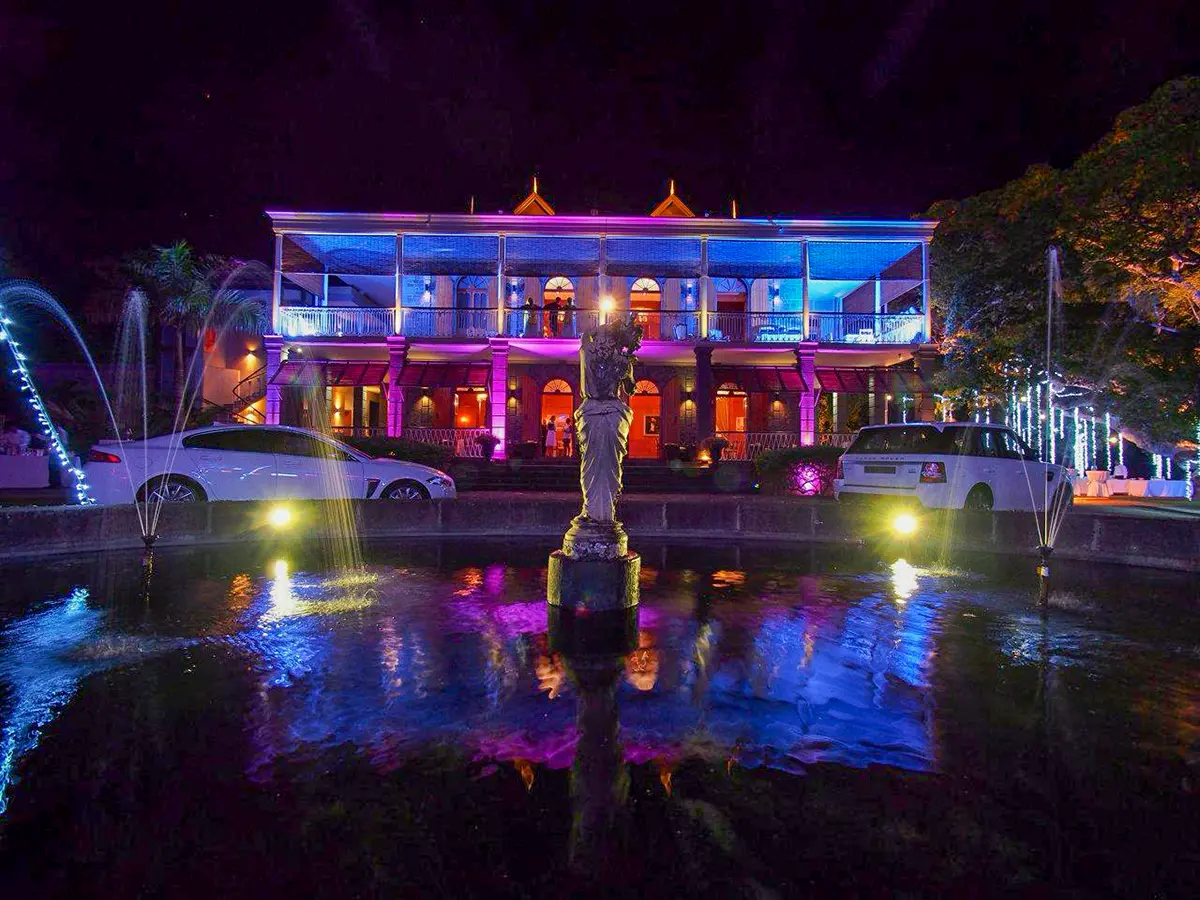Manoir illumine soiree incentive